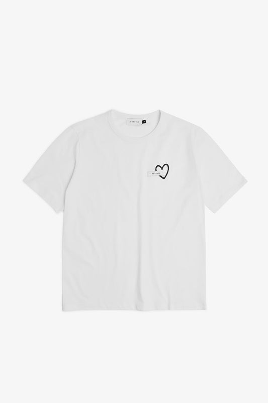 ROTHOLZ AFFECTION T-Shirt, weiß