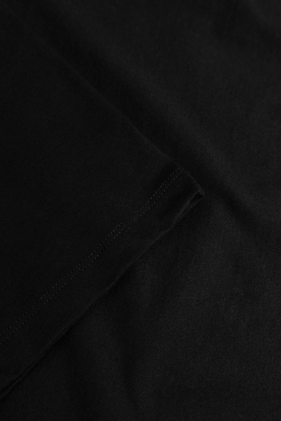 ROTHOLZ BIG COLLAR T-Shirt, schwarz