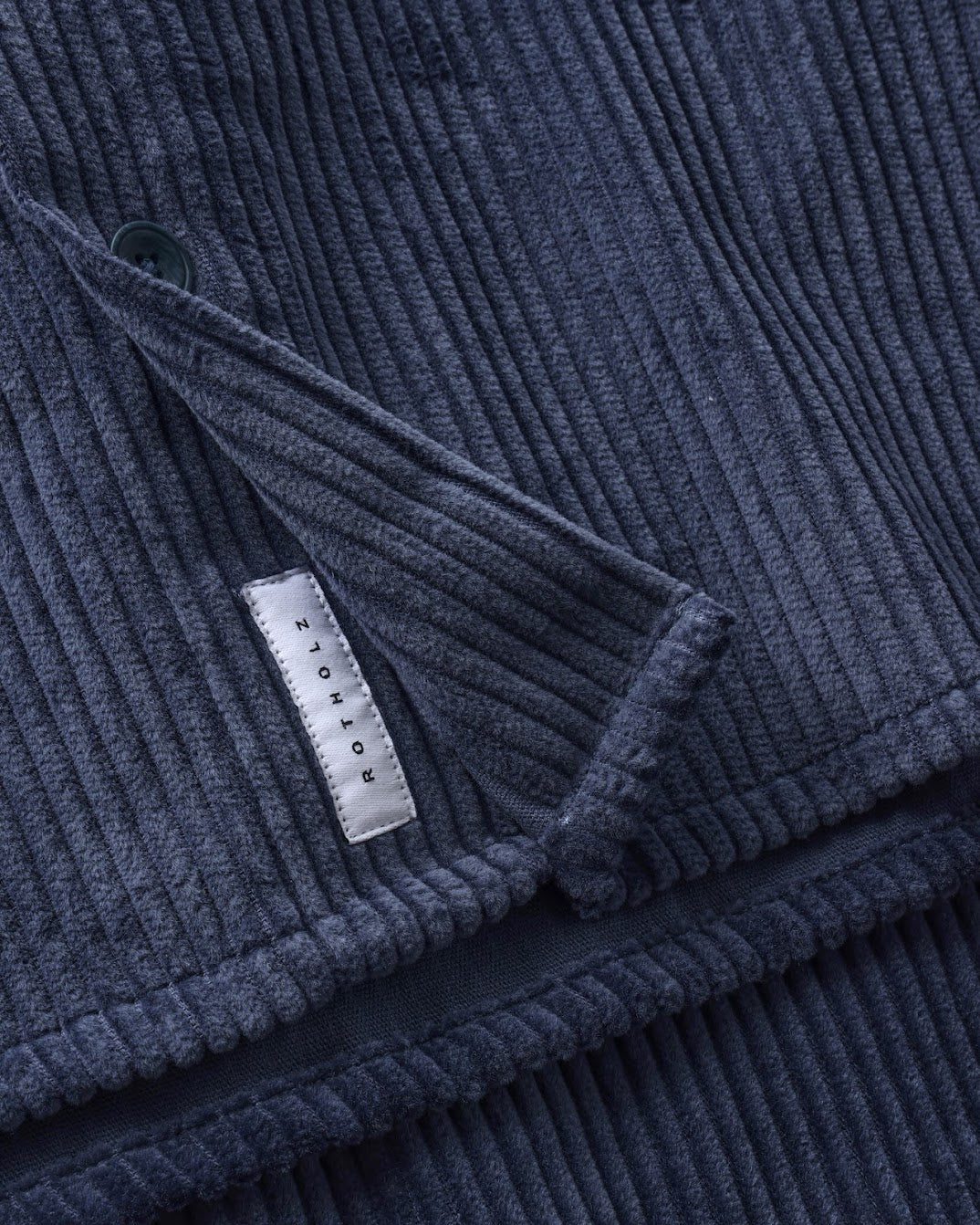 ROTHOLZ CORD CASUAL Hemd, stone blue