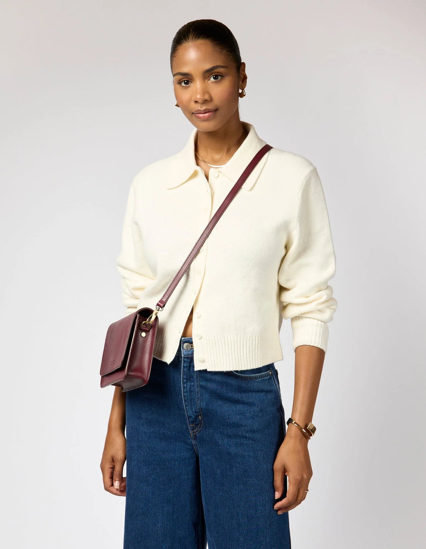 O MY BAG AUDREY MINI Handtasche, dark cherry