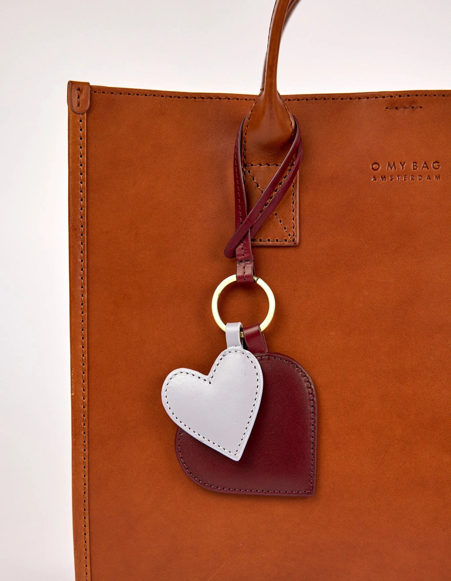 O MY BAG HEARTS Bagcharm, ruby/ lavender