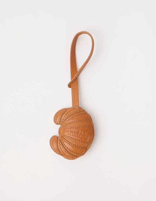 O MY BAG CROISSANT Bagcharm, wild oak