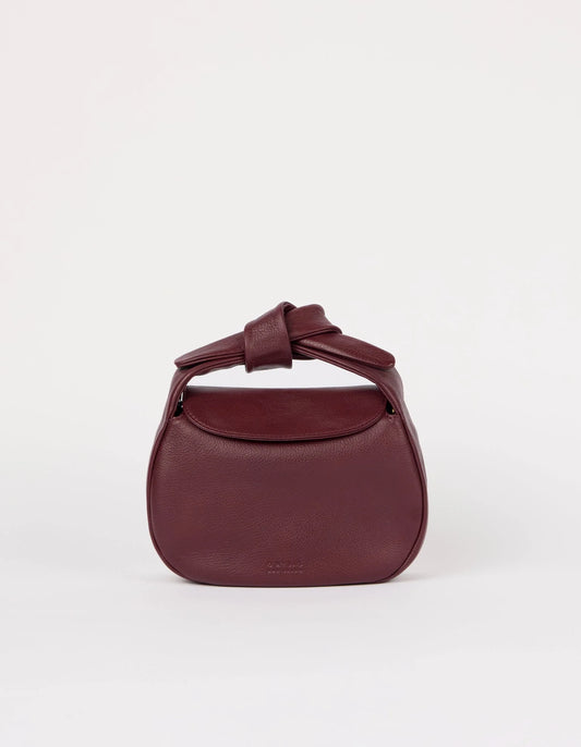 O MY BAG COCO CROISSANT Handtasche, dark cherry