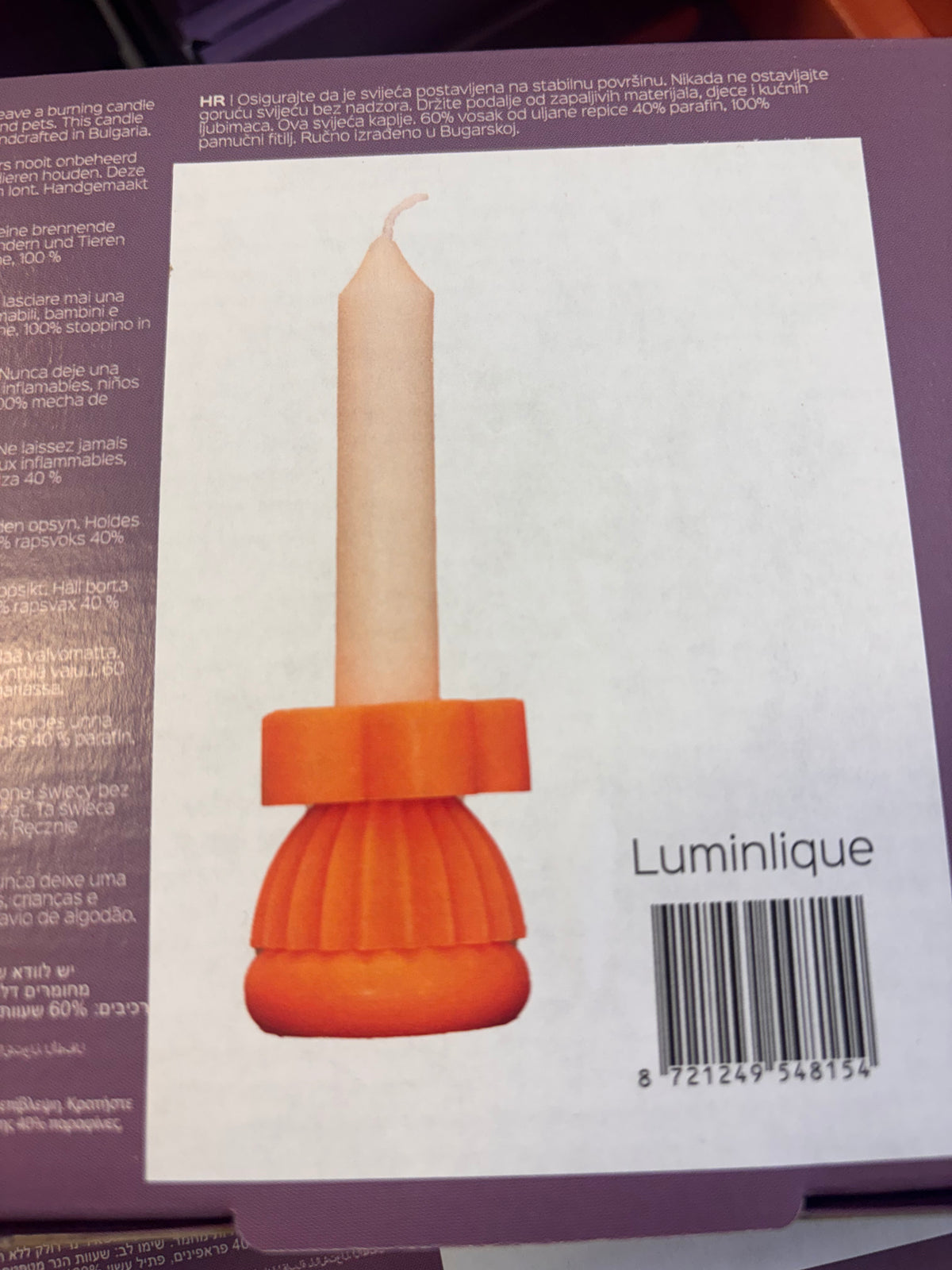 LUMINLIQUE STAPELKERZE small, uni
