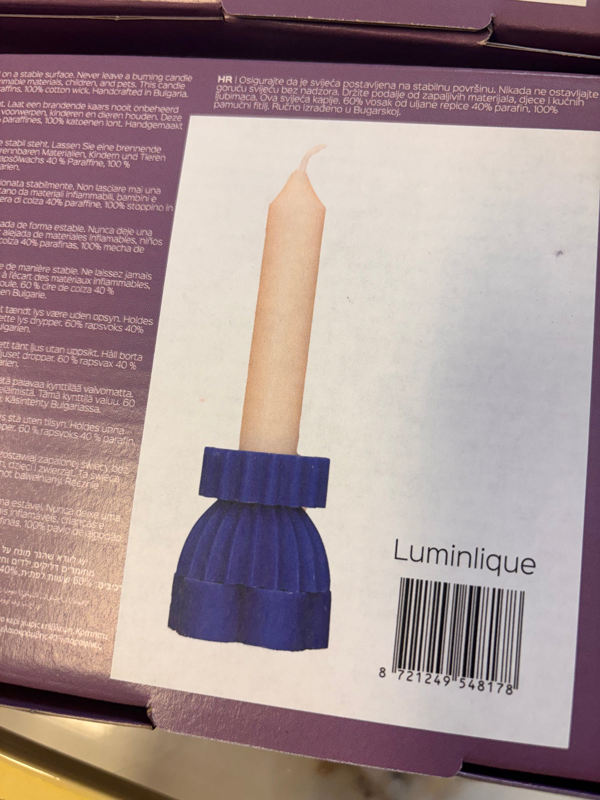 LUMINLIQUE STAPELKERZE small, uni