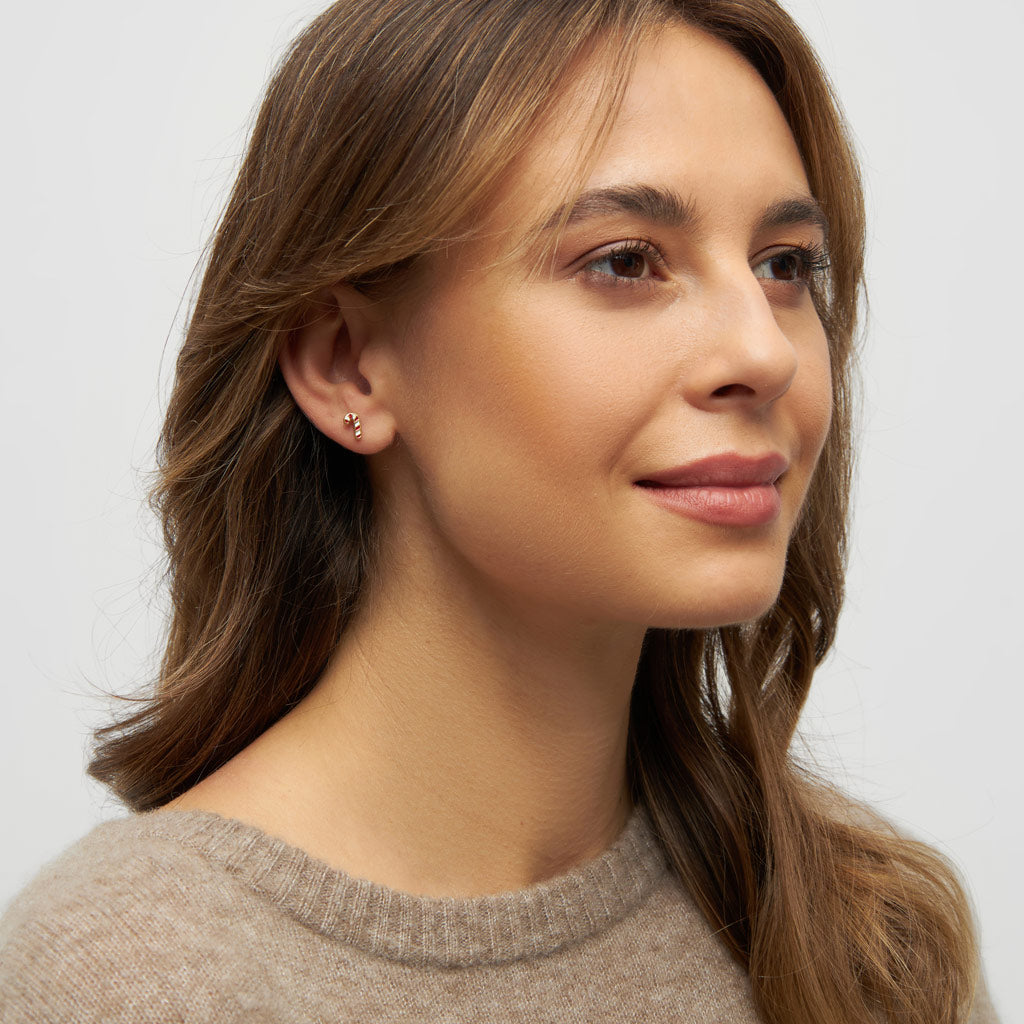 LULU COPENHAGEN SUGAR CANE Ohrstecker, gold