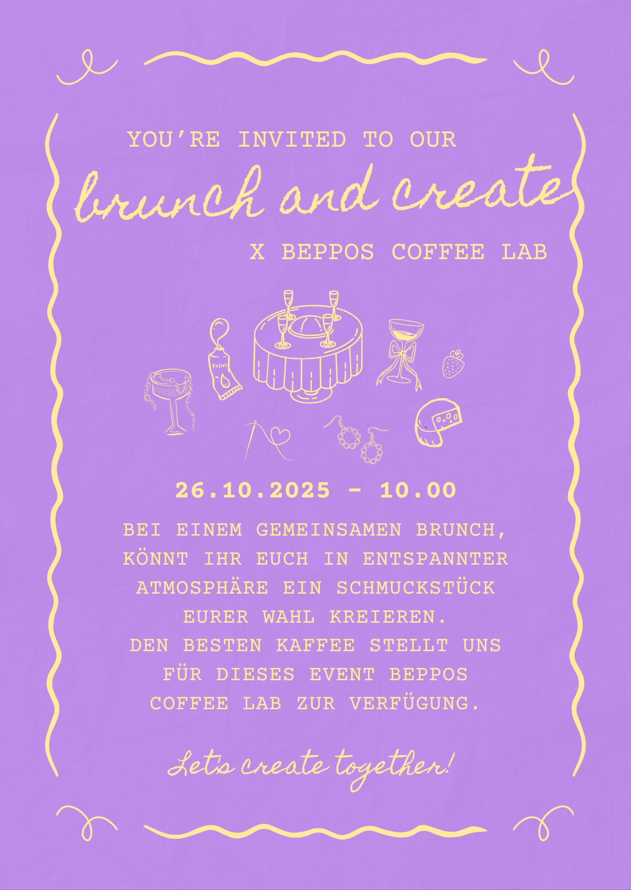 26.10.2025 10.00h BRUNCH & CREATE