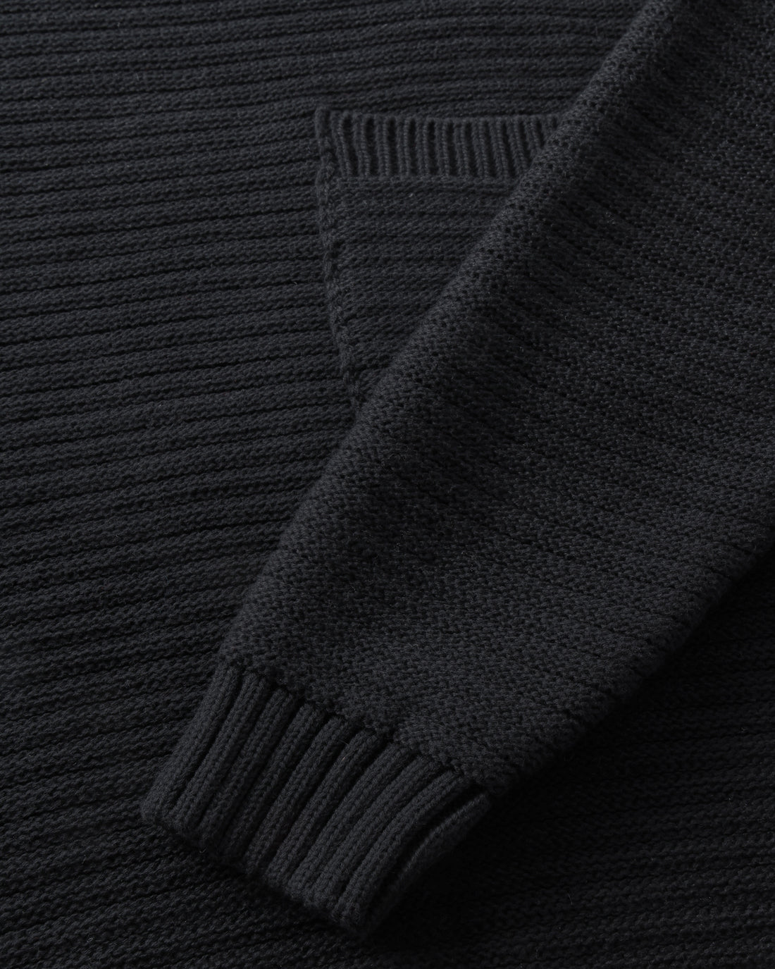 ROTHOLZ LOOSE KNIT Pullover, schwarz