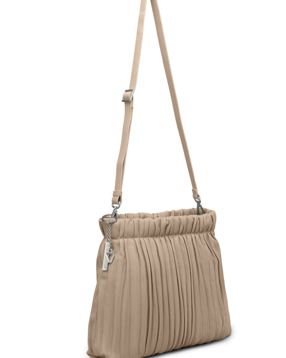 LES VISIONNAIRES LOUANNE PLEATED Handtasche, cappuccino