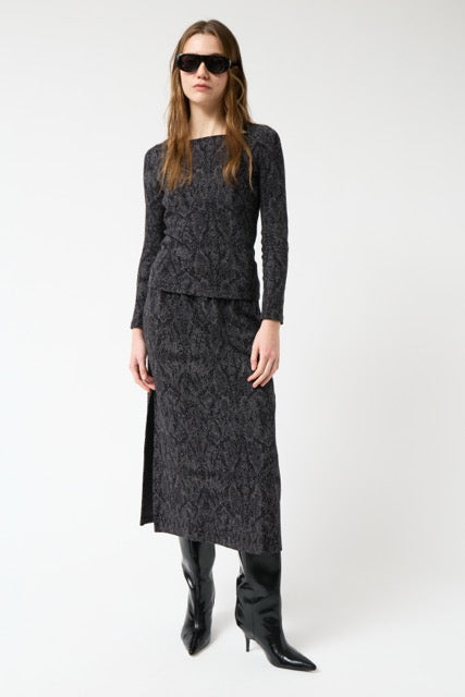 AMT.STUDIO SERP Longsleeve, snake print
