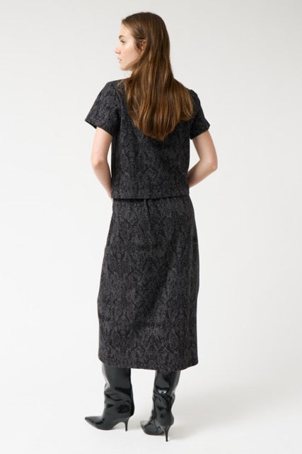 AMT.STUDIO SERP T-Shirt, snake prinkt