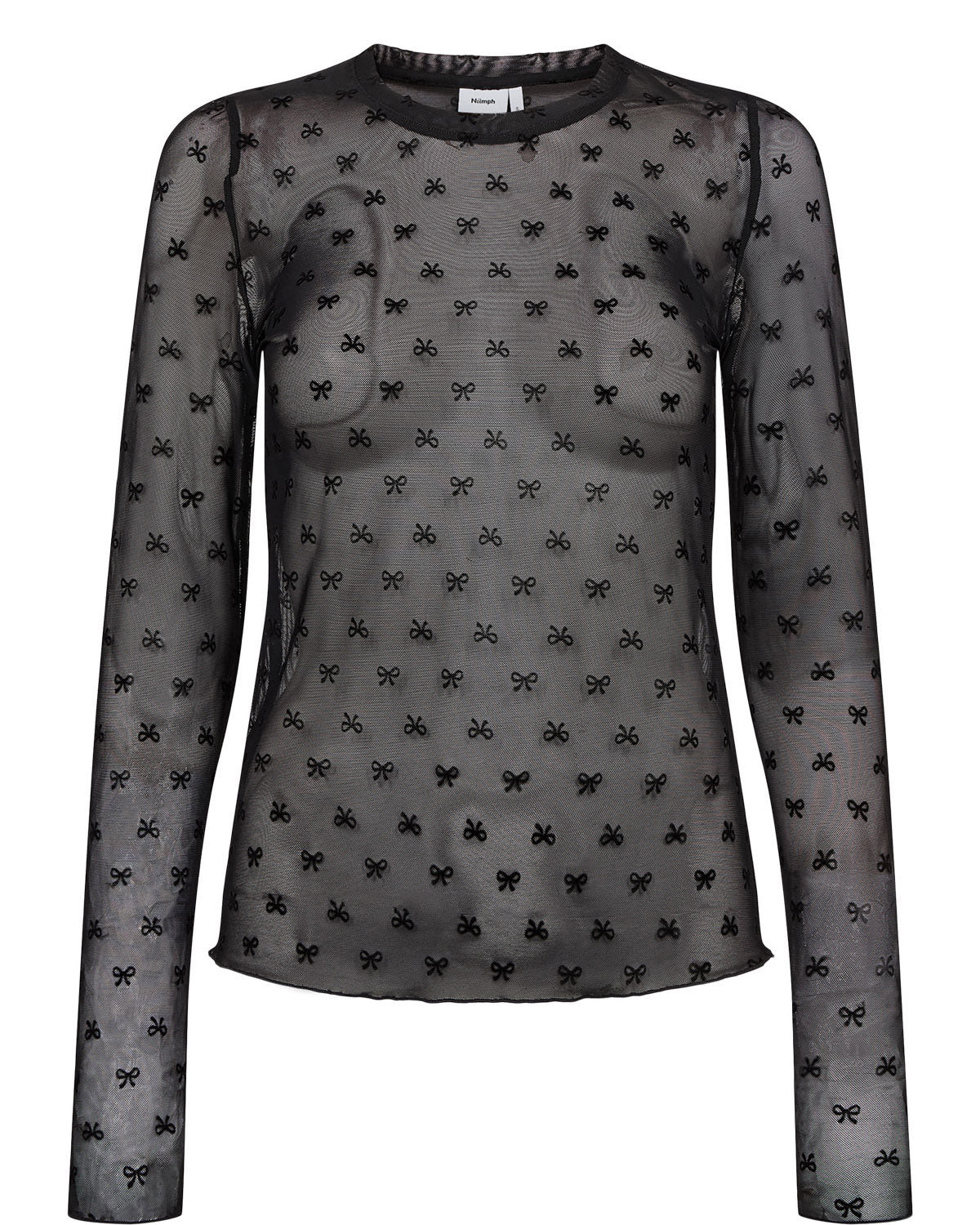 NÜMPH NUBOWANA Longsleeve, caviar