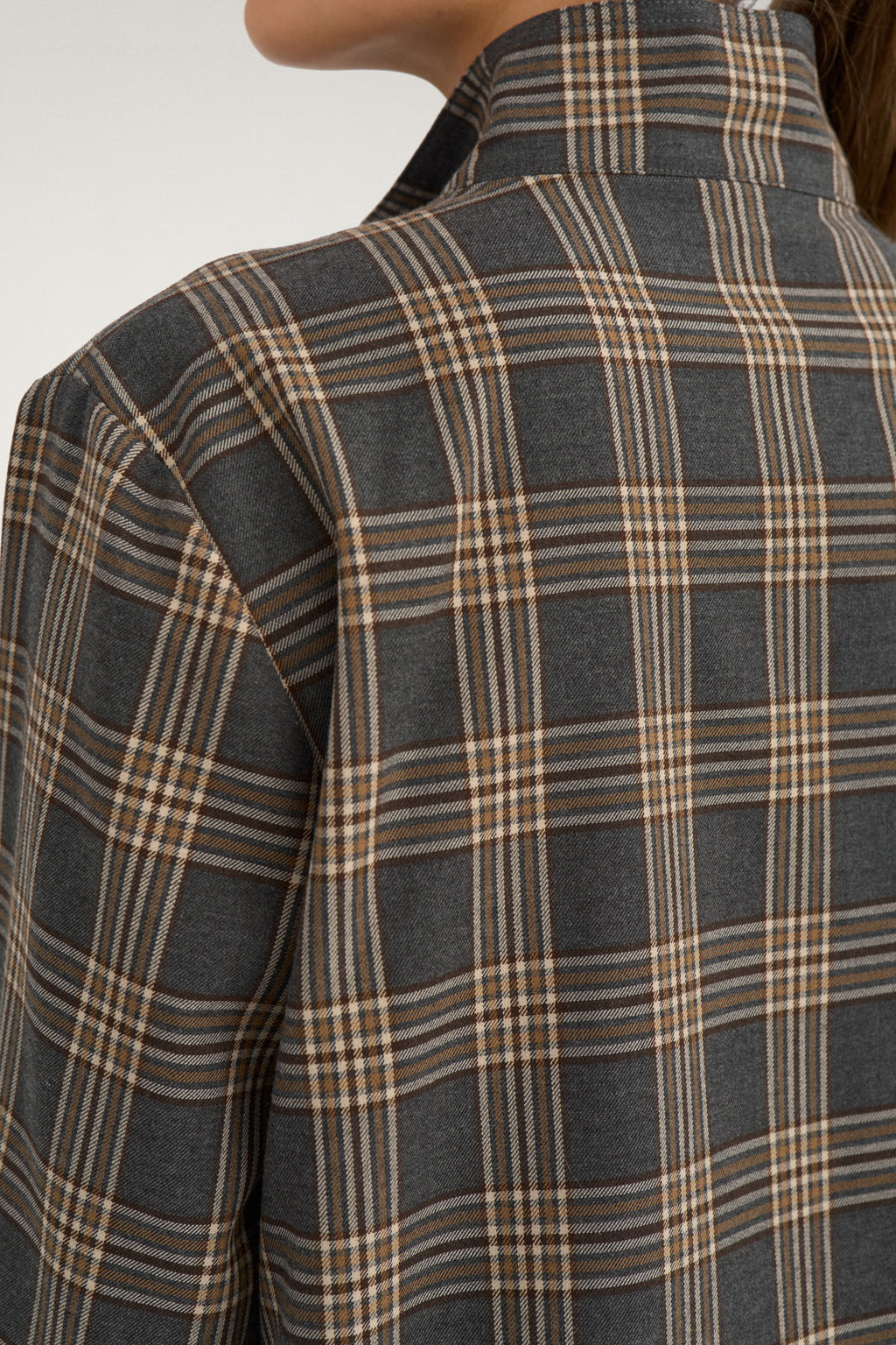 NÜMPH NUKAMALA Bluse, dark grey melange
