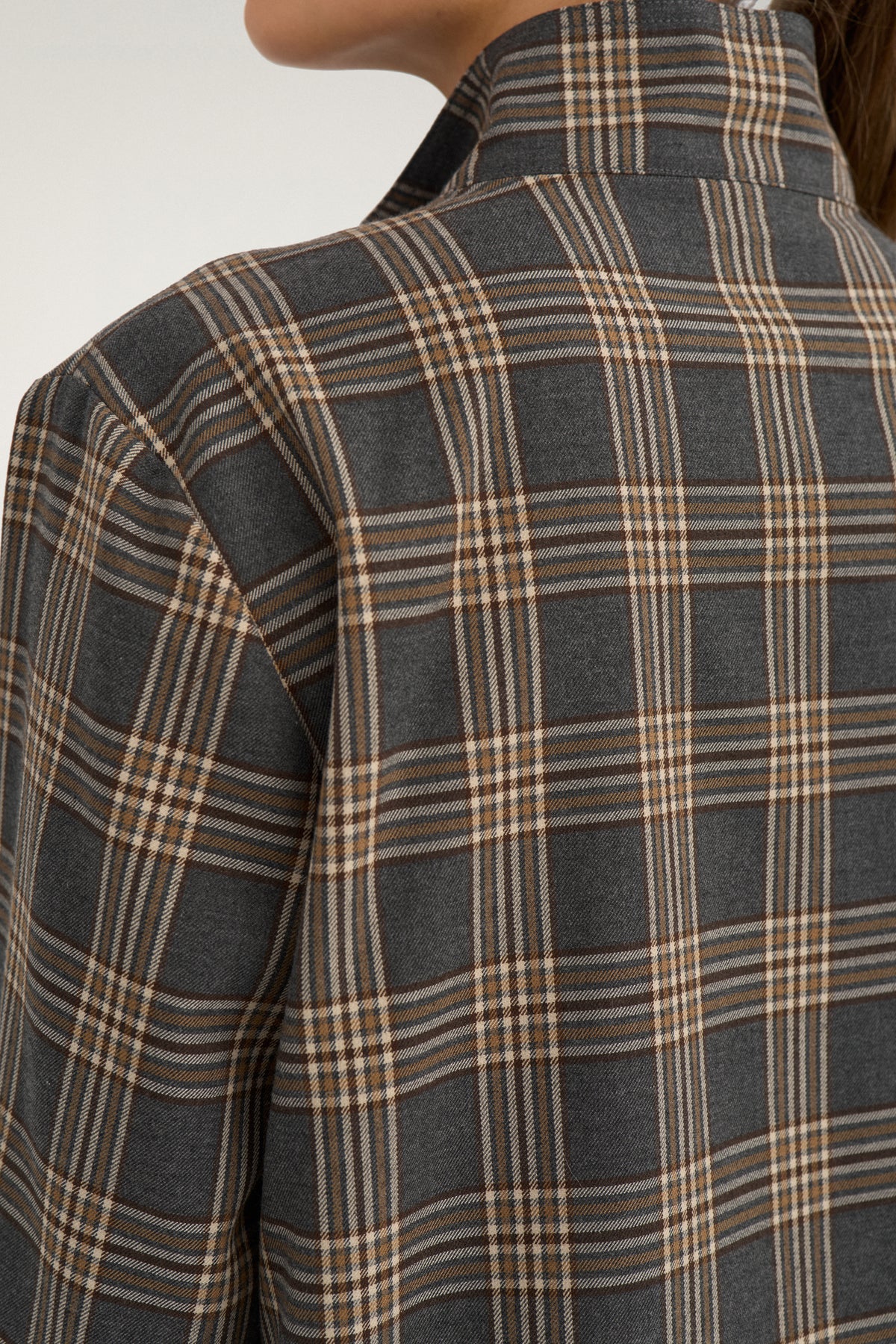 NÜMPH NUKAMALA Bluse, dark grey melange