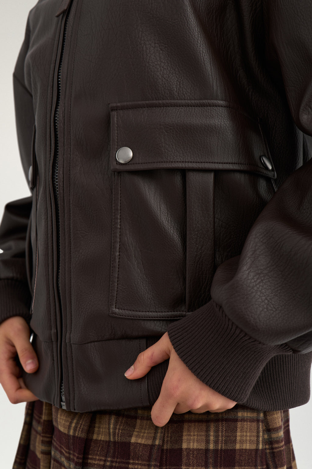 NÜMPH NUVALERY Bomberjacke, chocolate plum