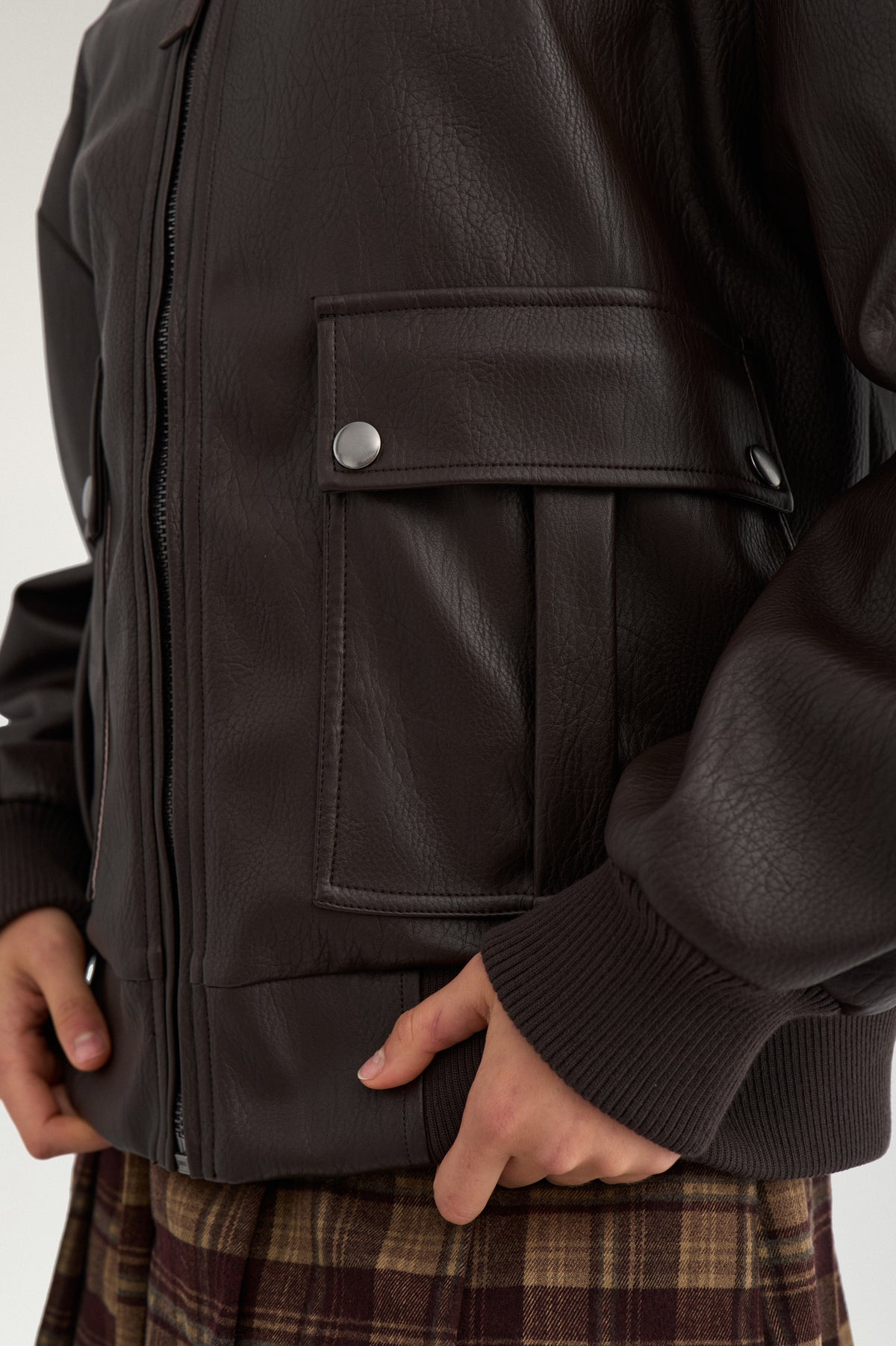 NÜMPH NUVALERY Bomberjacke, chocolate plum