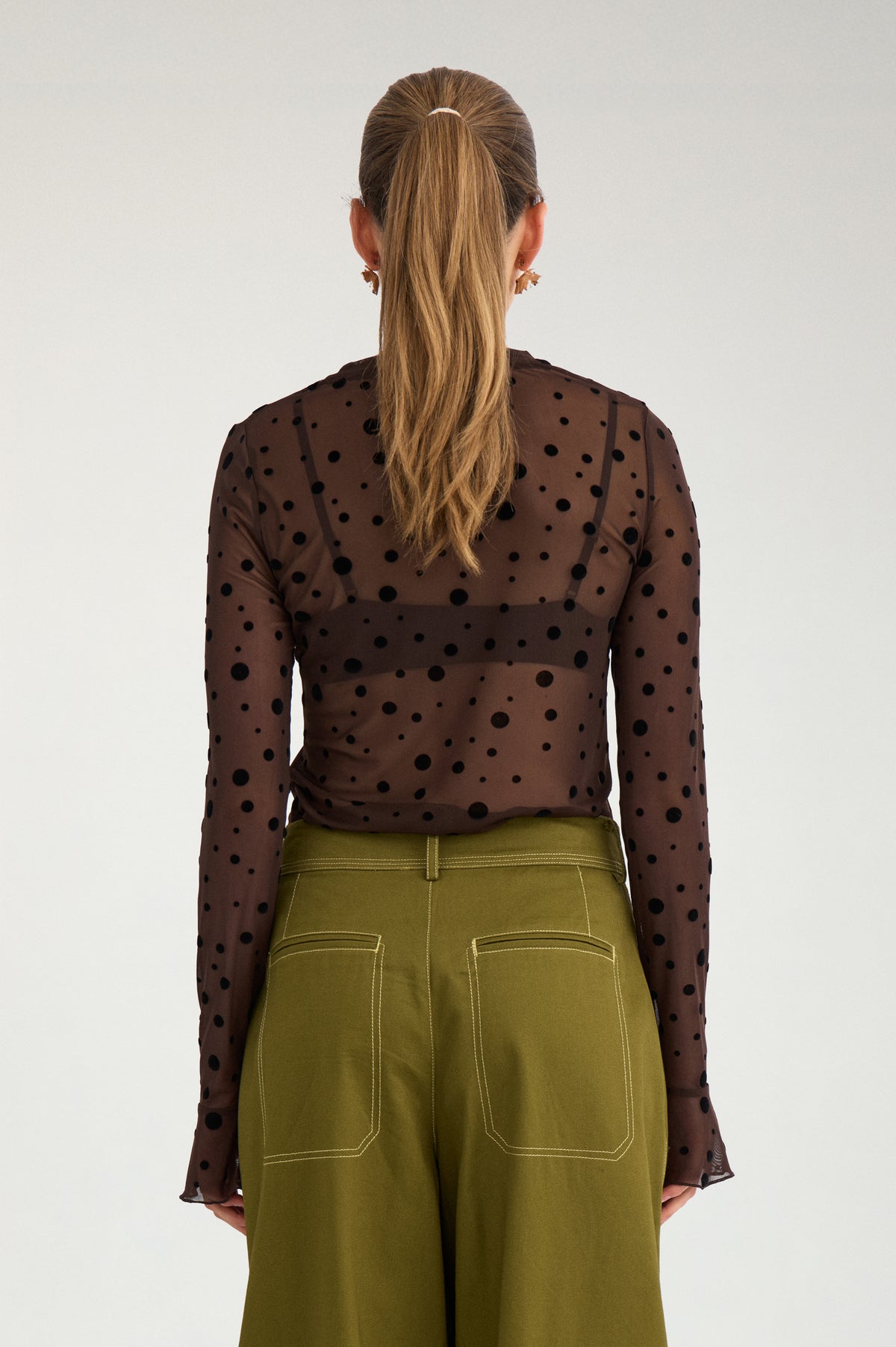 NÜMPH NUEVITA Longsleeve, chocolate plum