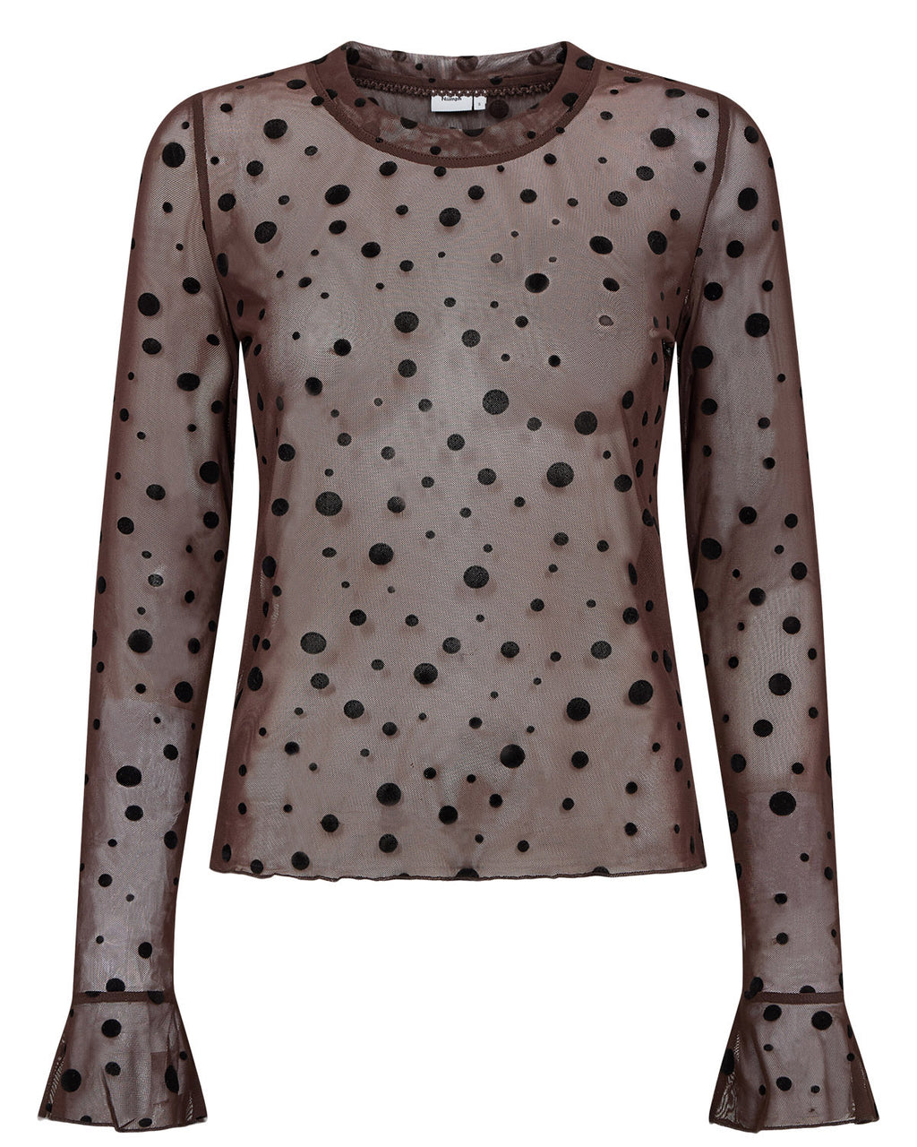 NÜMPH NUEVITA Longsleeve, chocolate plum