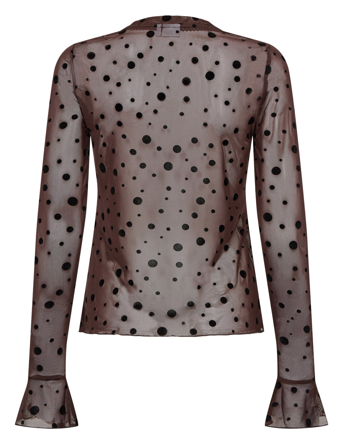 NÜMPH NUEVITA Longsleeve, chocolate plum