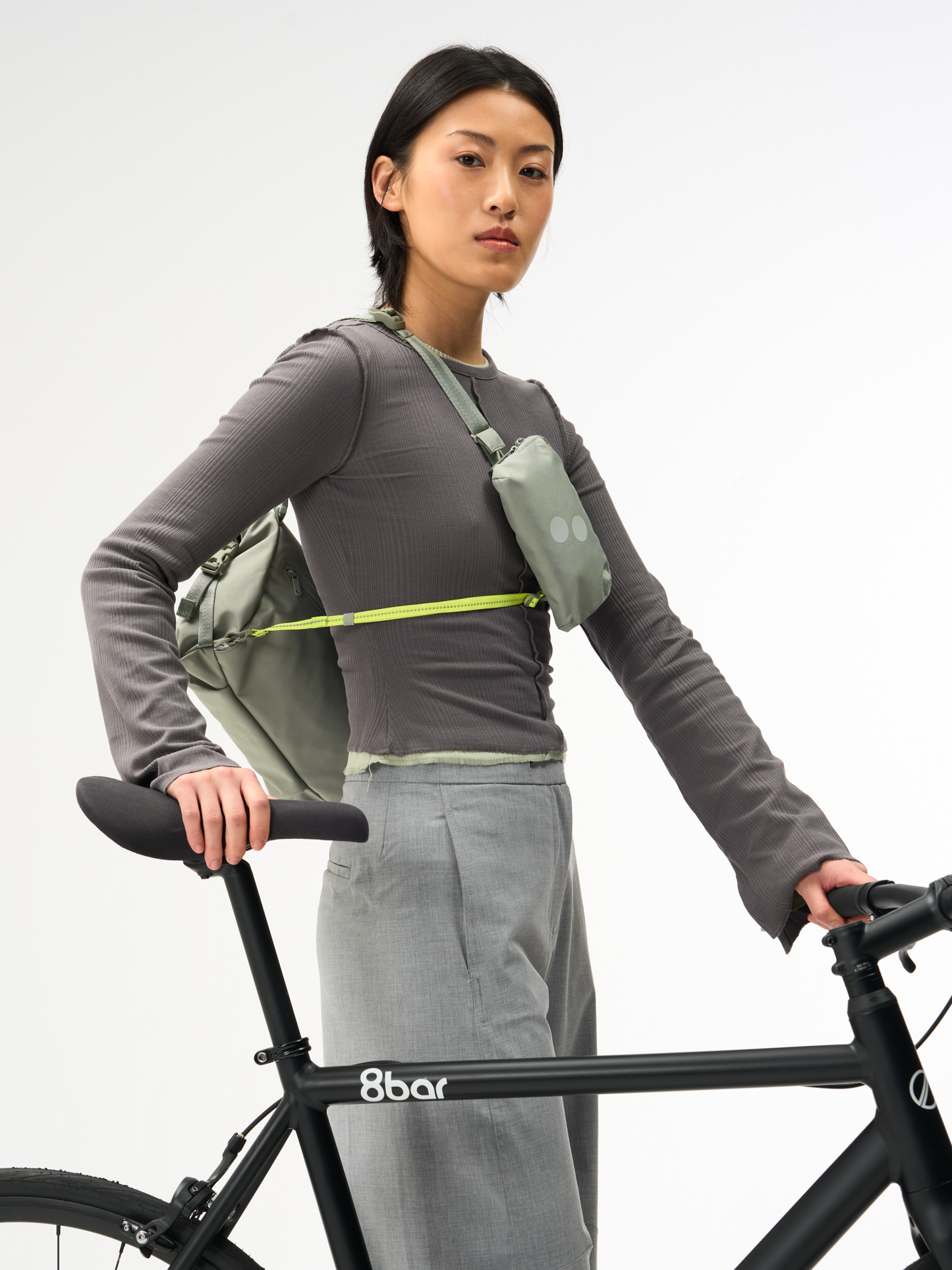 PINQPONQ AKSEL Crossbodybag, misted mint