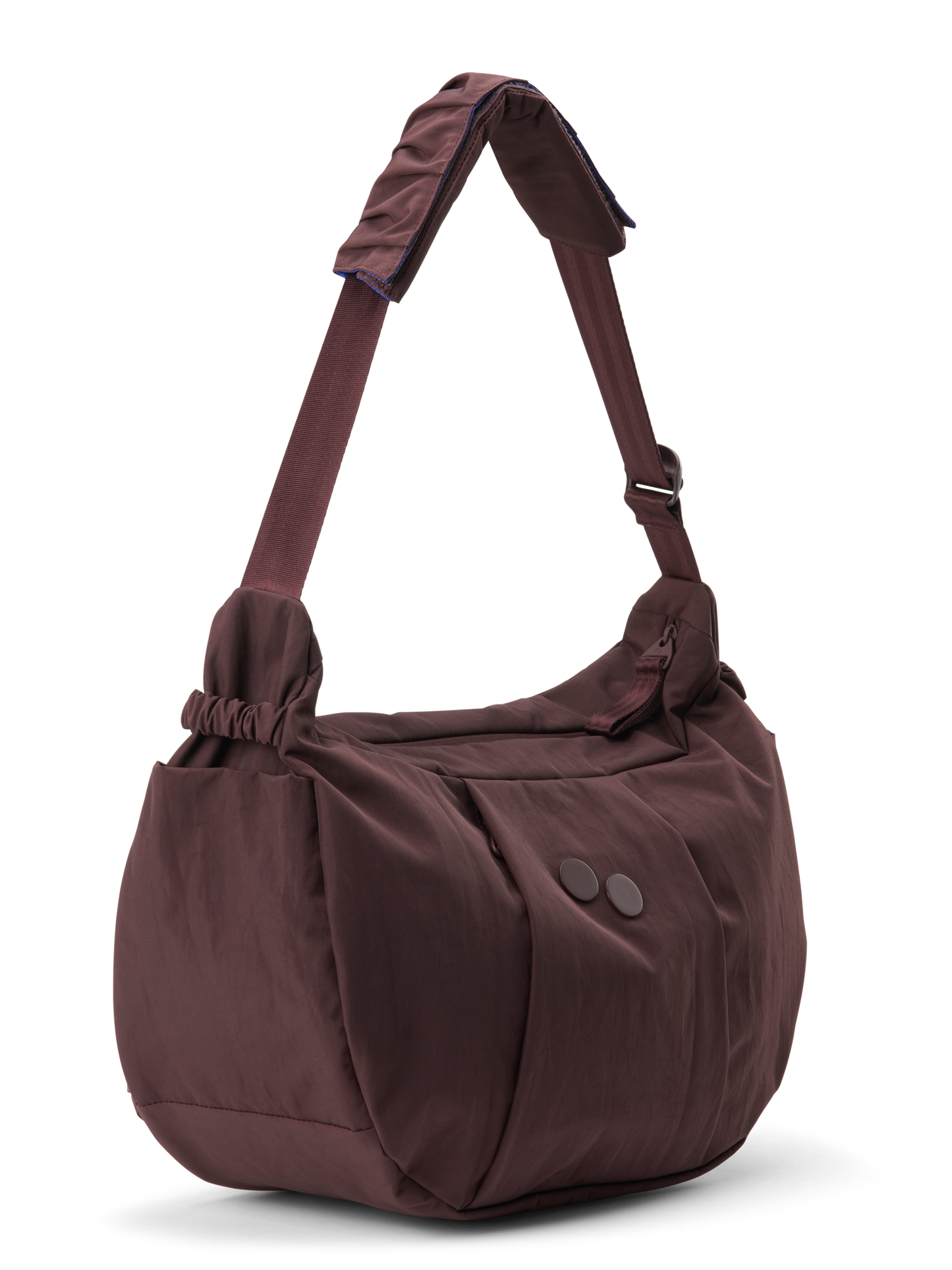 PINQPONQ KRUMM L Crossbodybag, crinkle mahagoni