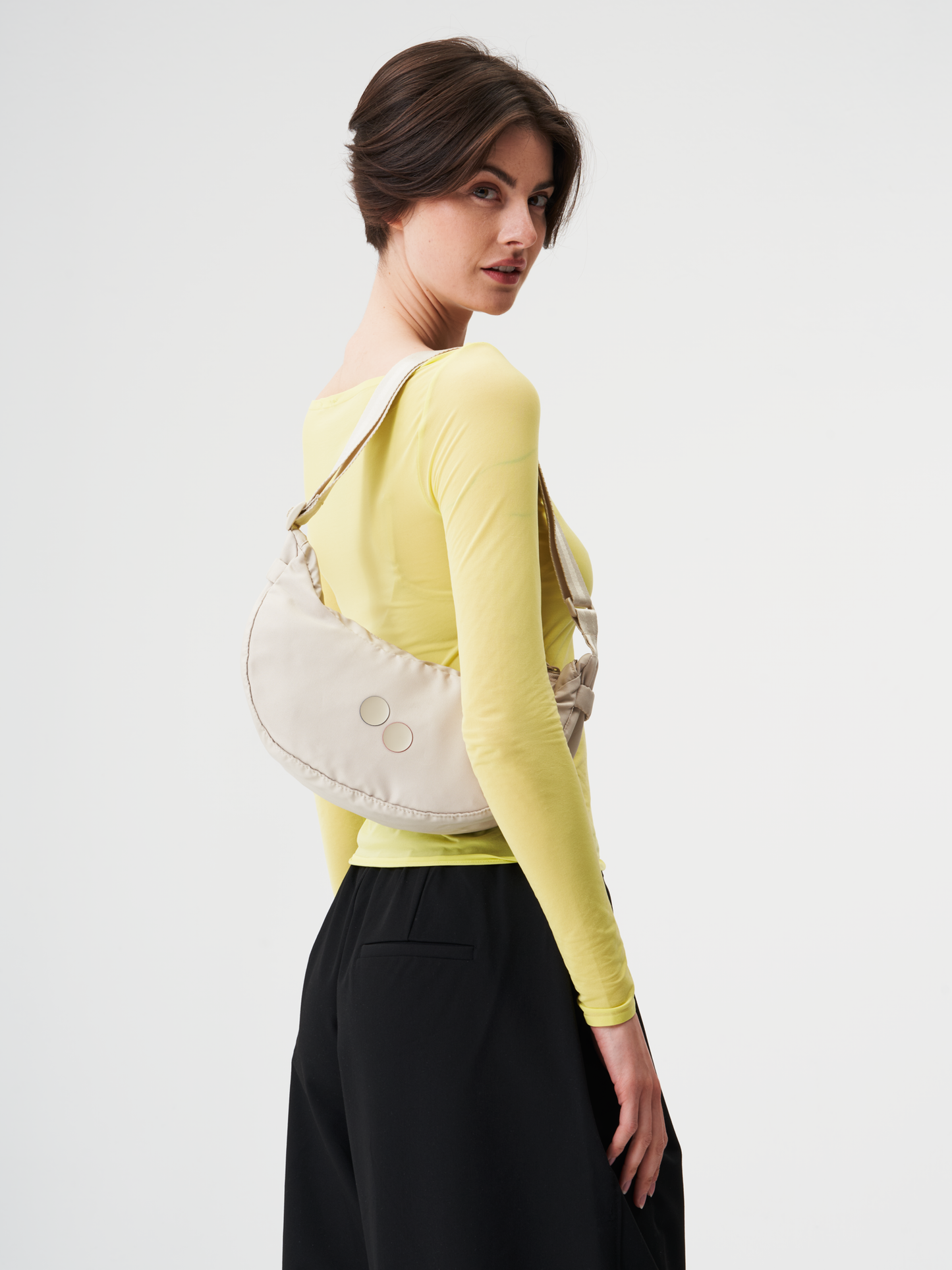 PINQPONQ KRUMM S Crossbaybag, cliff beige