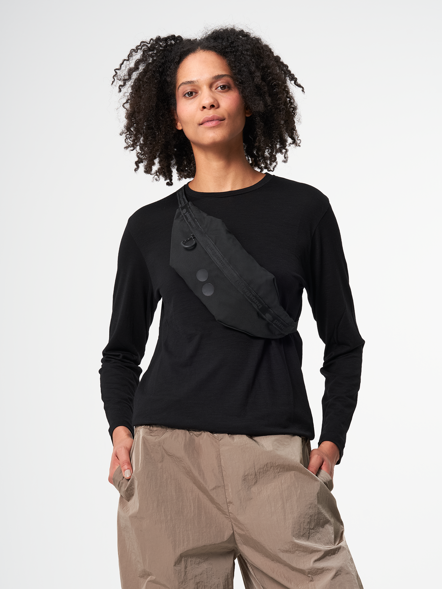 PINQPONQ BRIK Bauchtasche, rooted black