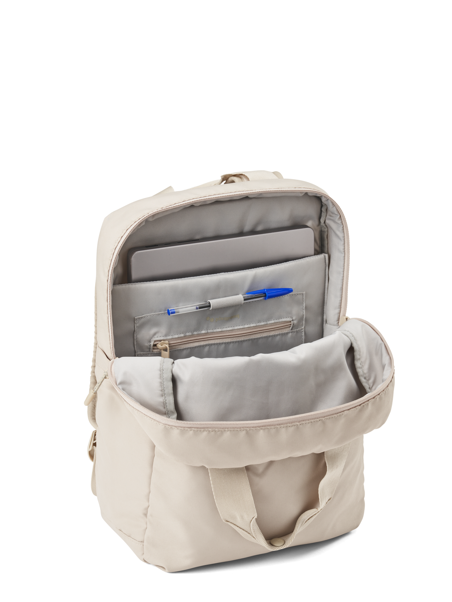 PINQPONQ KUTE Rucksack, cliff beige