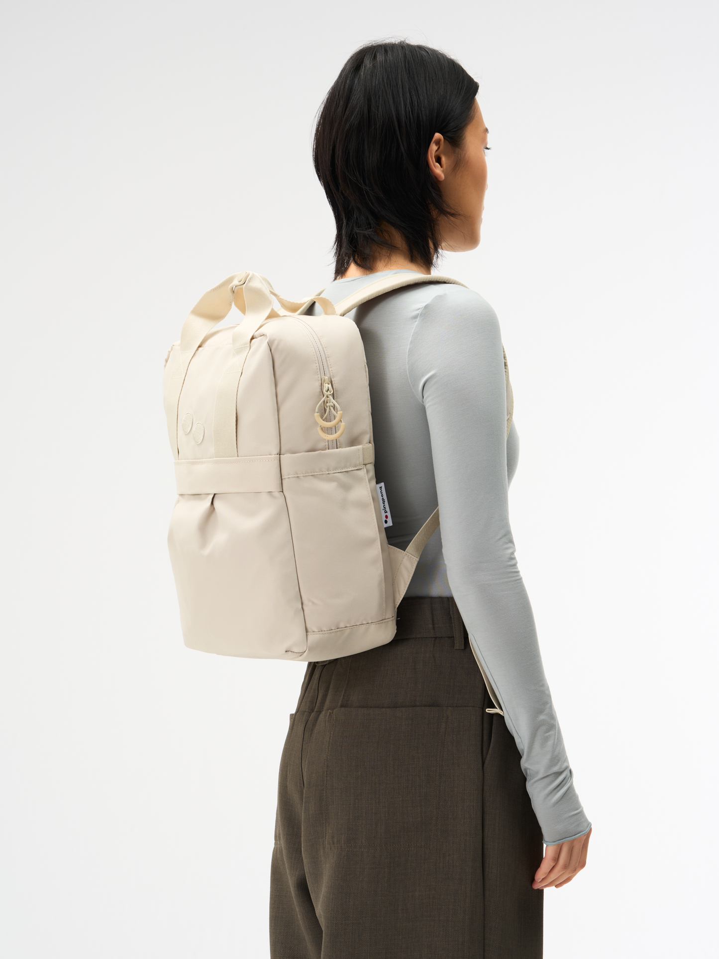 PINQPONQ KUTE Rucksack, cliff beige
