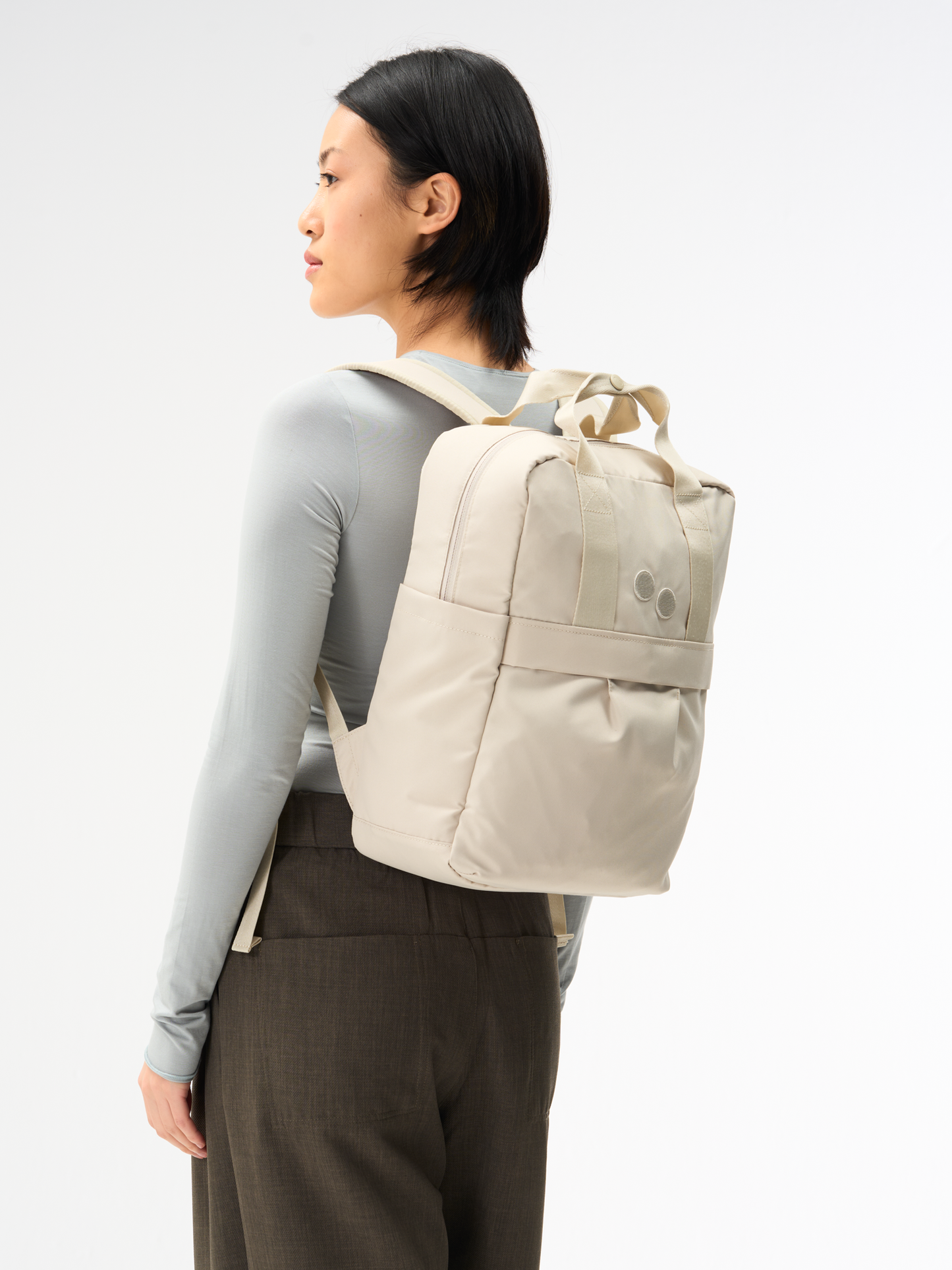 PINQPONQ KUTE Rucksack, cliff beige