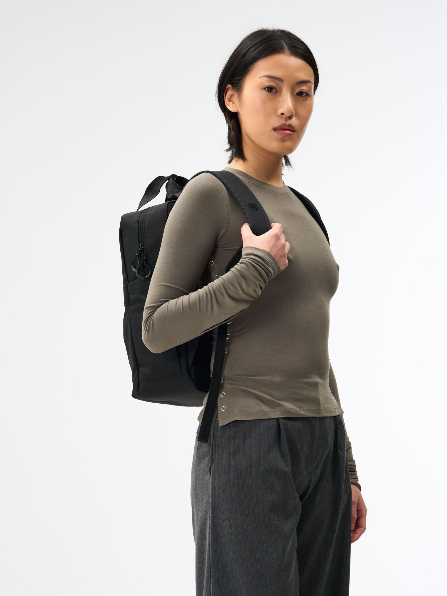 PINQPONQ KUTE Rucksack, rooted black