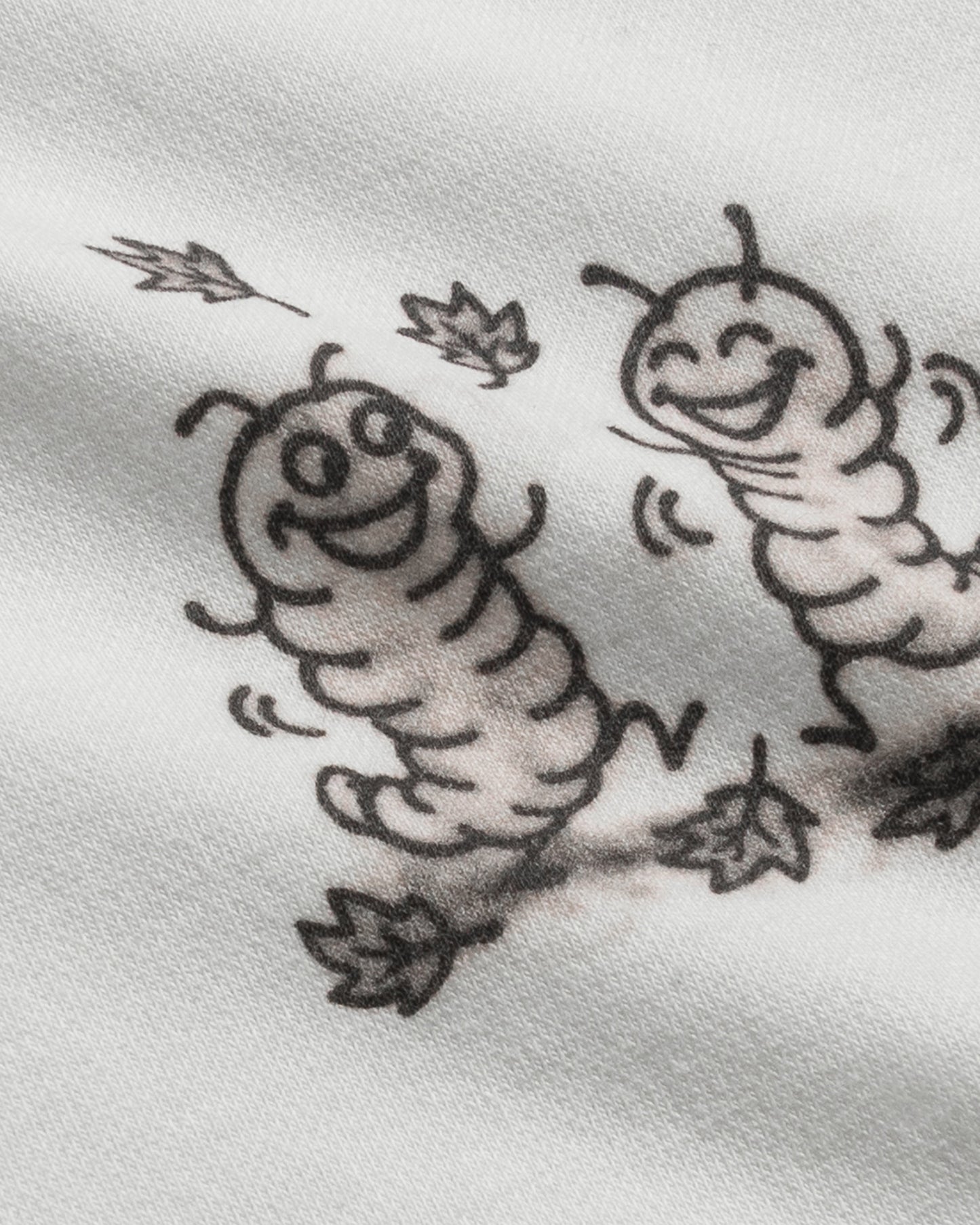 ROTHOLZ CATERPILLAR T-Shirt, offwhite