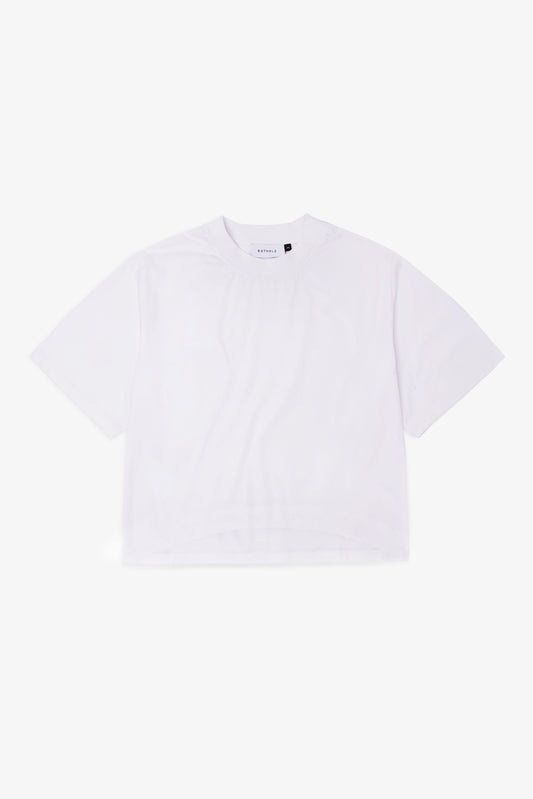 ROTHOLZ CROPPED T-Shirt, weiß