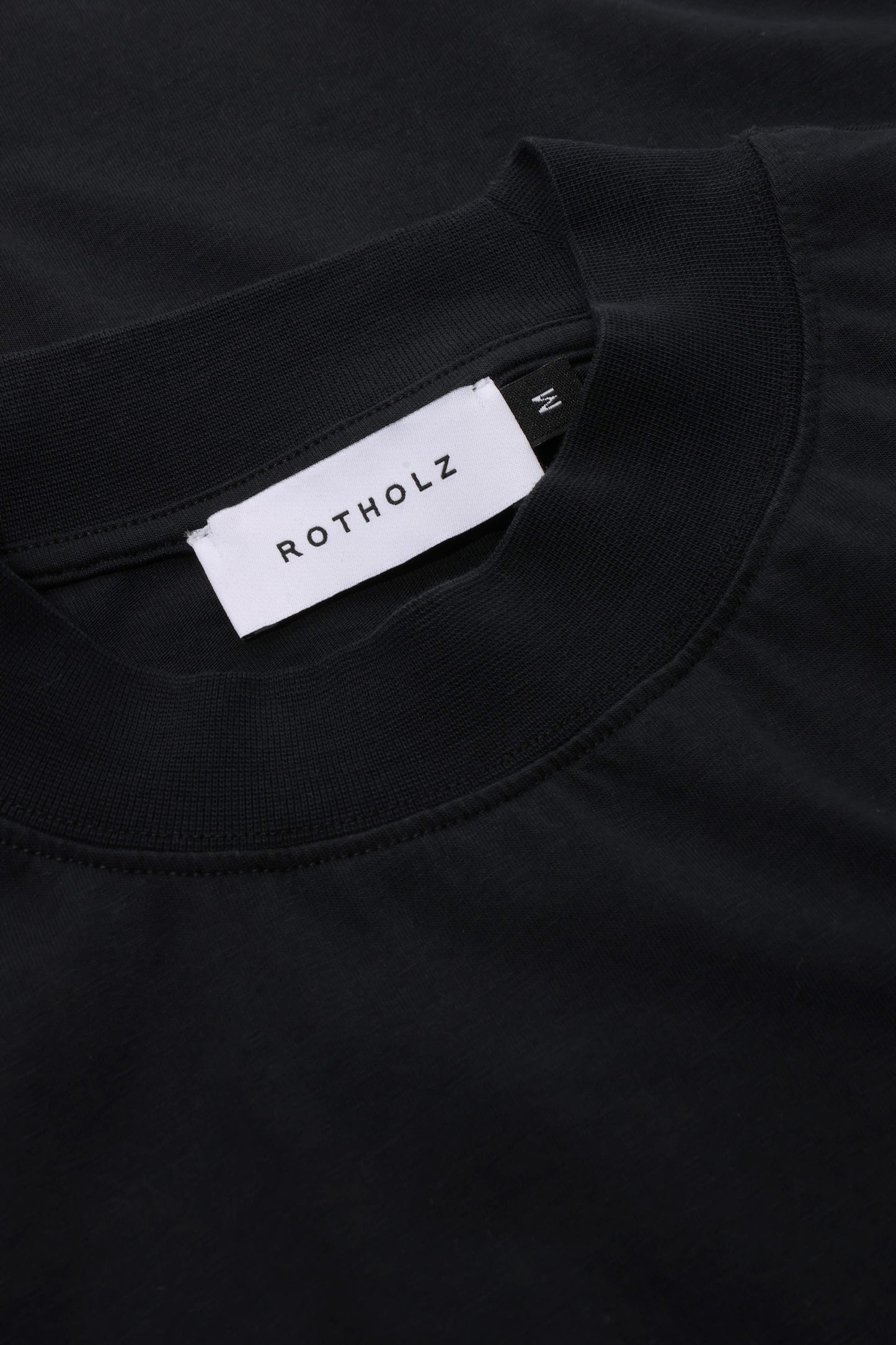 ROTHOLZ CROPPED T-Shirt, schwarz