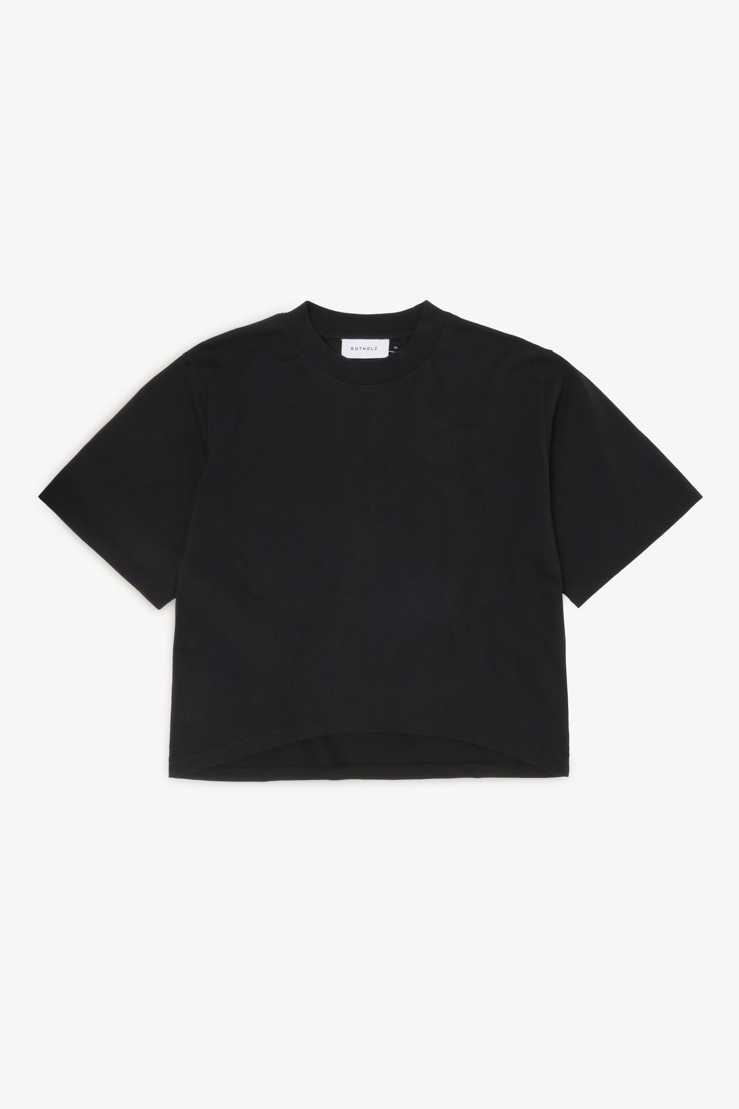 ROTHOLZ CROPPED T-Shirt, schwarz