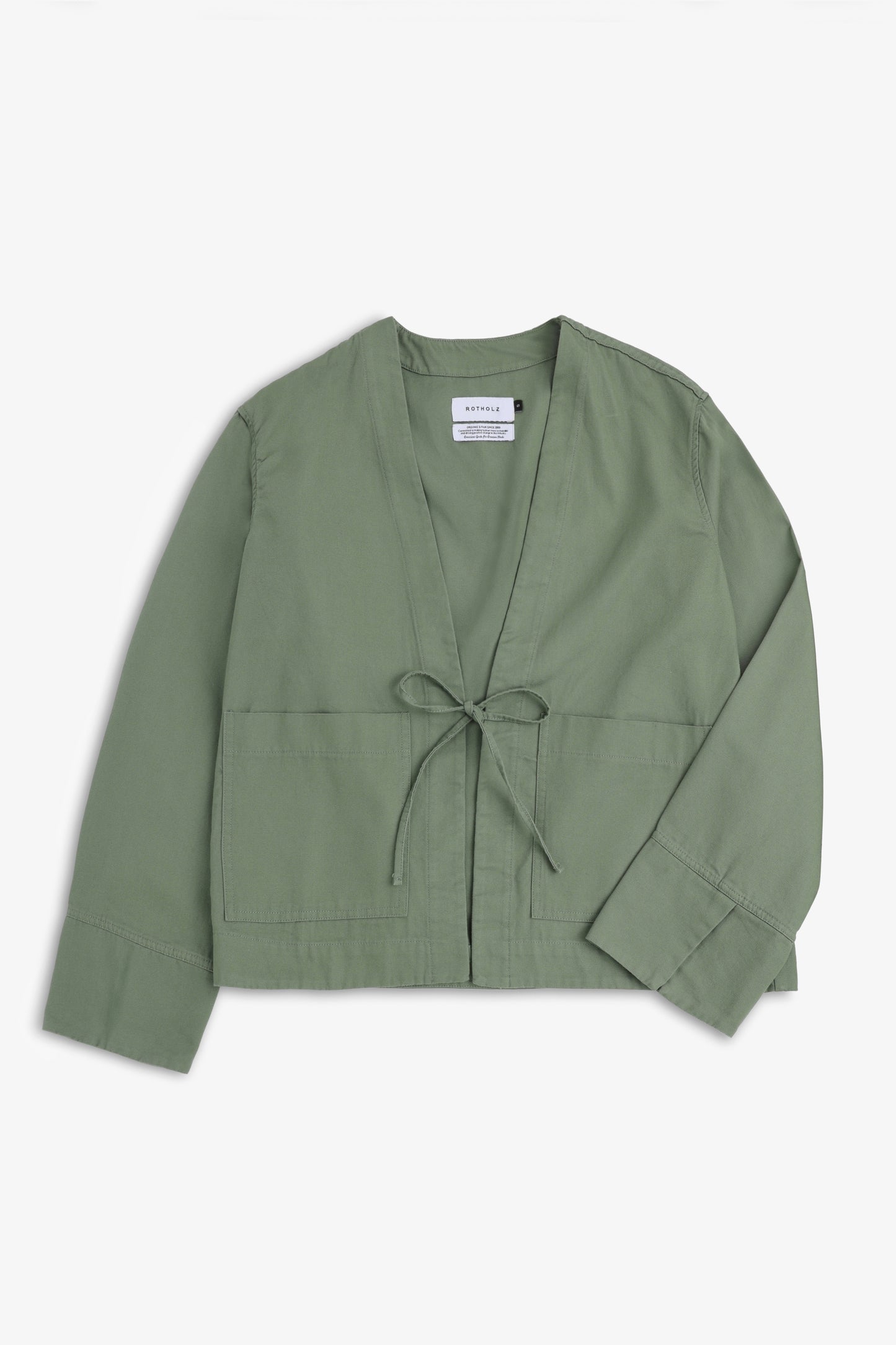 ROTHOLZ KIMONO Jacke, leaf green