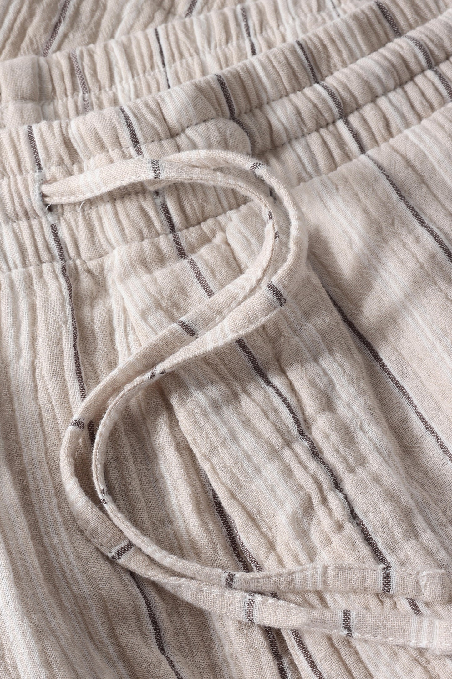 ROTHOLZ RELAXED Shorts, sand striped