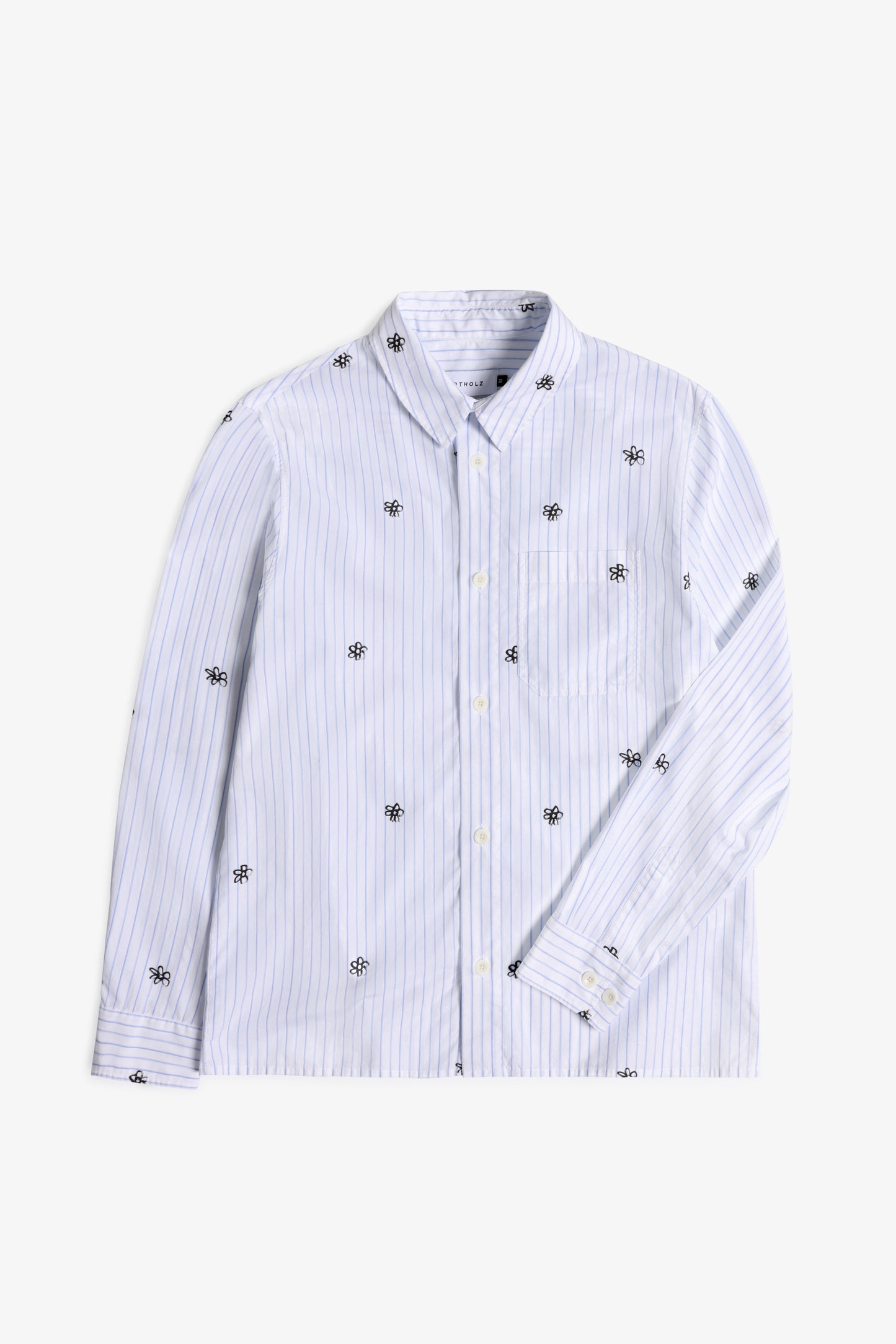 ROTHOLZ CASUAL Bluse, weiß/ gestreift