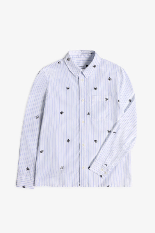 ROTHOLZ CASUAL Bluse, weiß/ gestreift