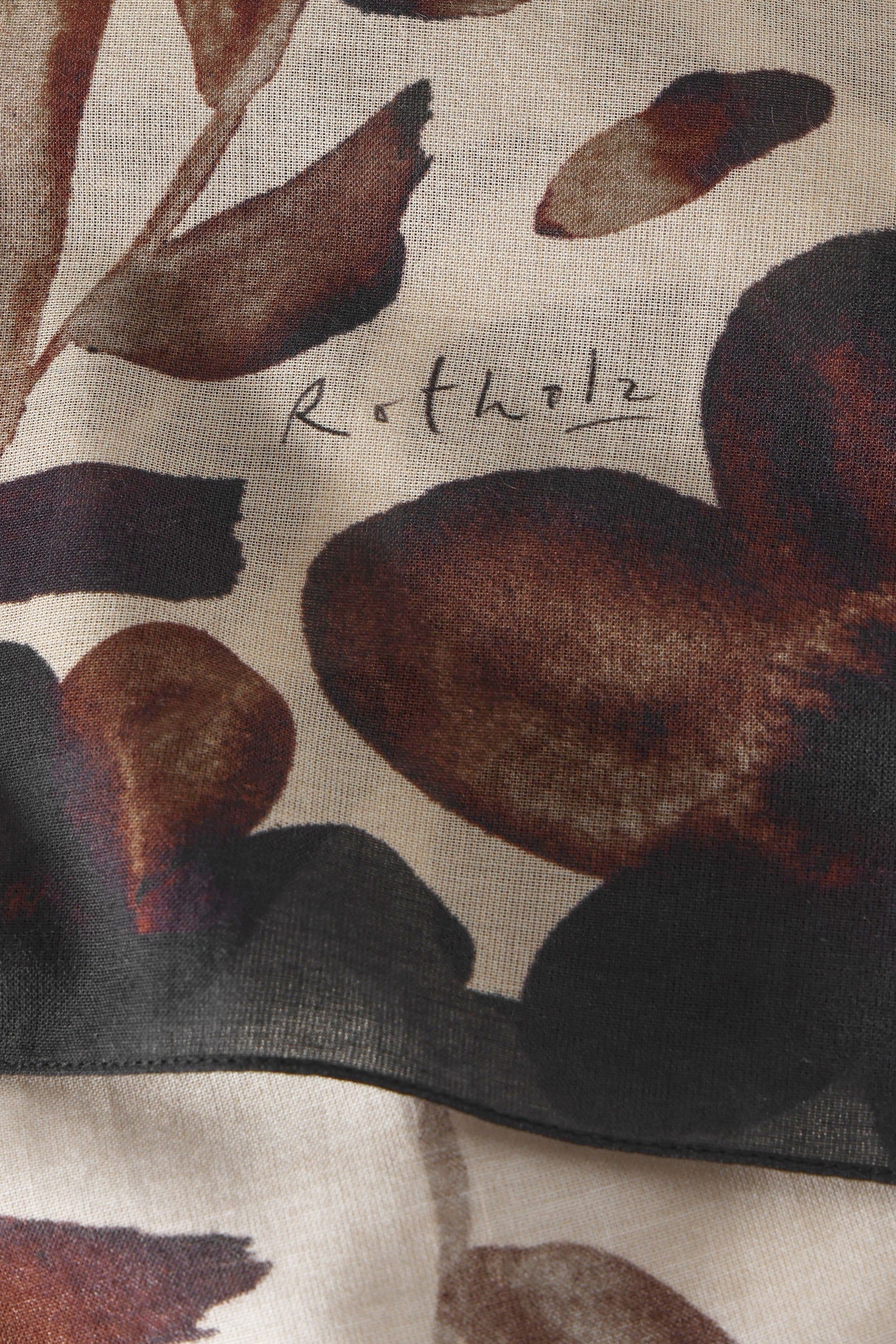 ROTHOLZ FLOWERY Bandana, sand flower