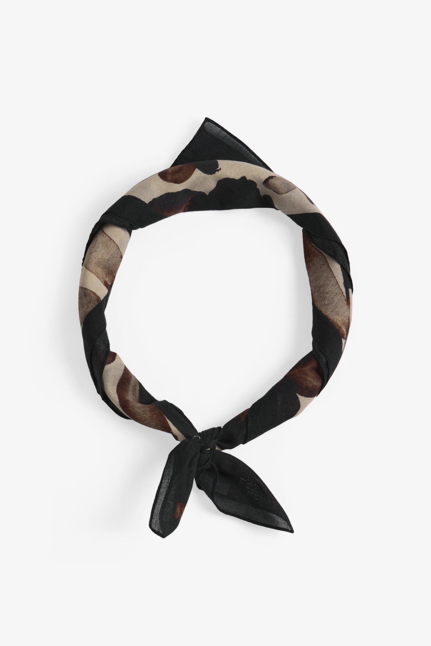 ROTHOLZ FLOWERY Bandana, sand flower