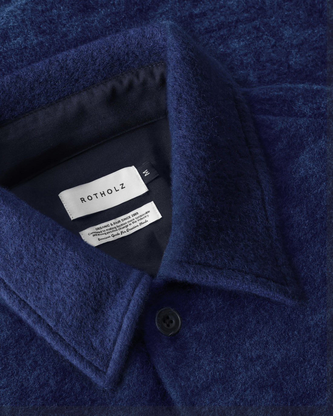 ROTHOLZ RELAXED Overshirt, royal blue