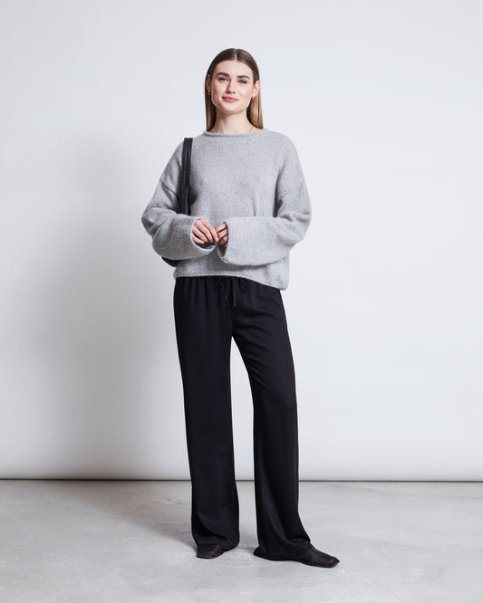 JAN|N JUNE LEJAK Pullover, hellgrau