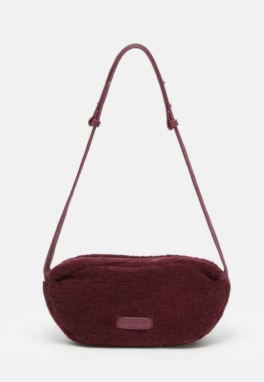 LES VISIONNAIRES ZOE M TEDDY Handtasche, mid-aubergine