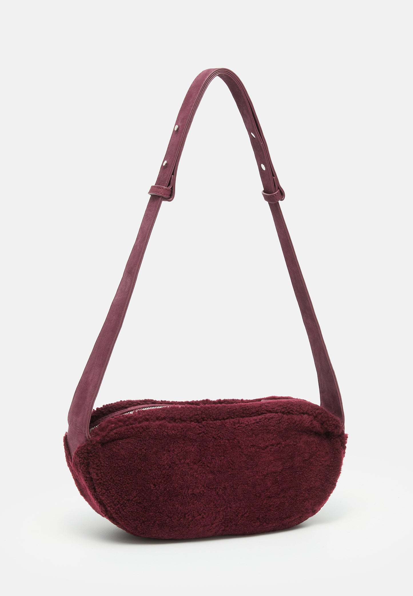 LES VISIONNAIRES ZOE M TEDDY Handtasche, mid-aubergine