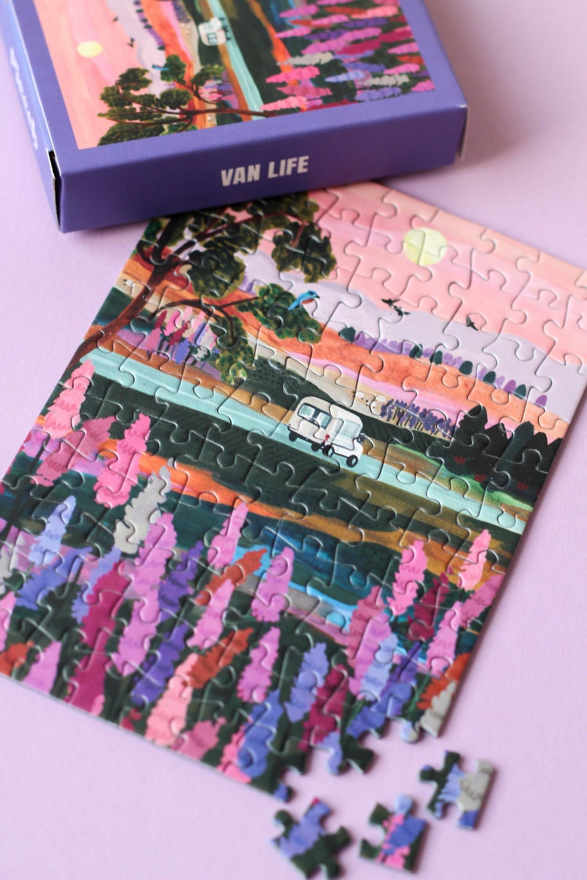 PIECELY PUZZLES VAN LIFE Mini-Puzzle, 99 Teile