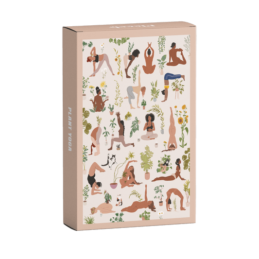 PIECELY PUZZLES PLANT YOGA MINI-Puzzle, 99 Teile