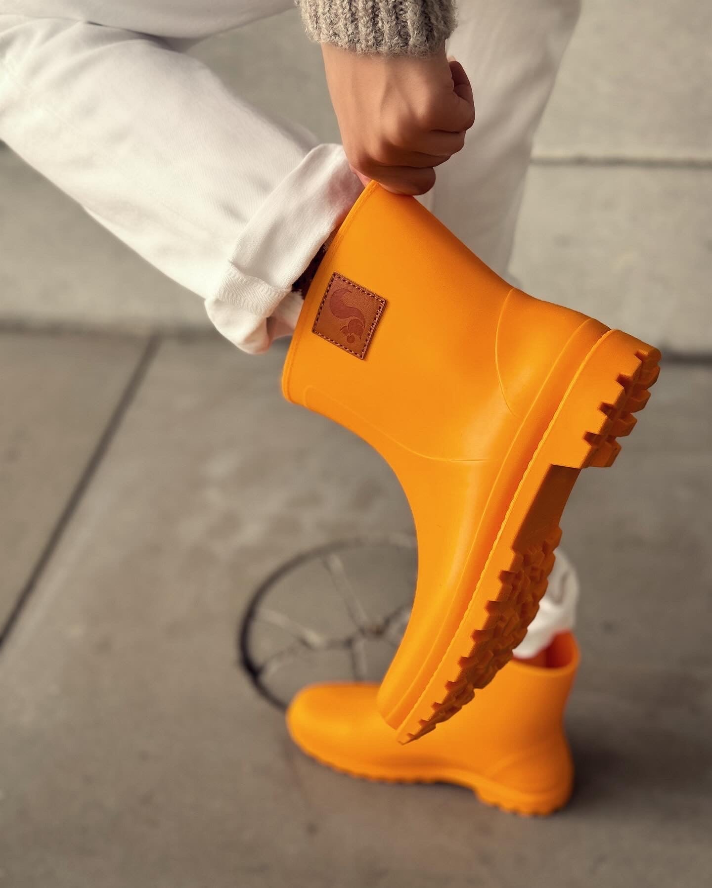THIES ® BIO RAINBOOT Gummistiefel, orange