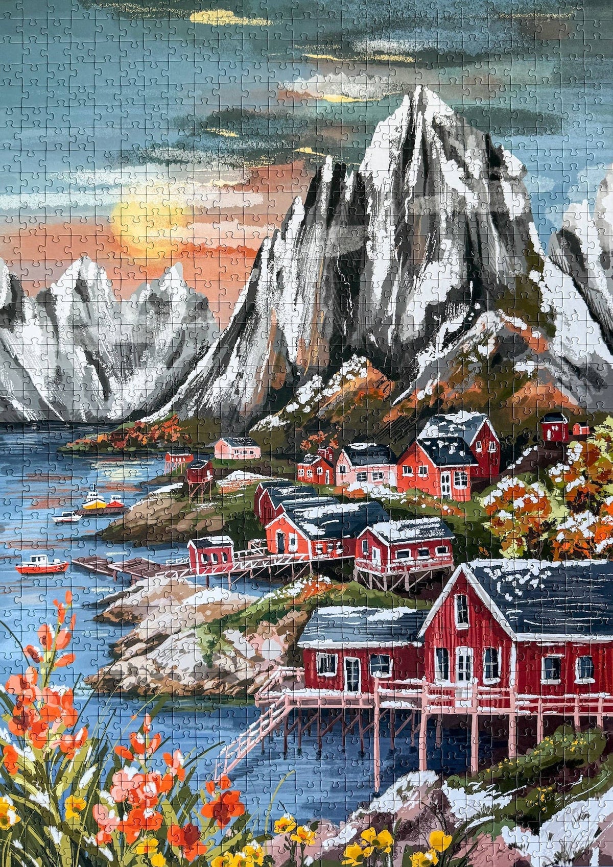 PIECELY PUZZLES LOFOTEN NORWAY Puzzle, 1000 Teile