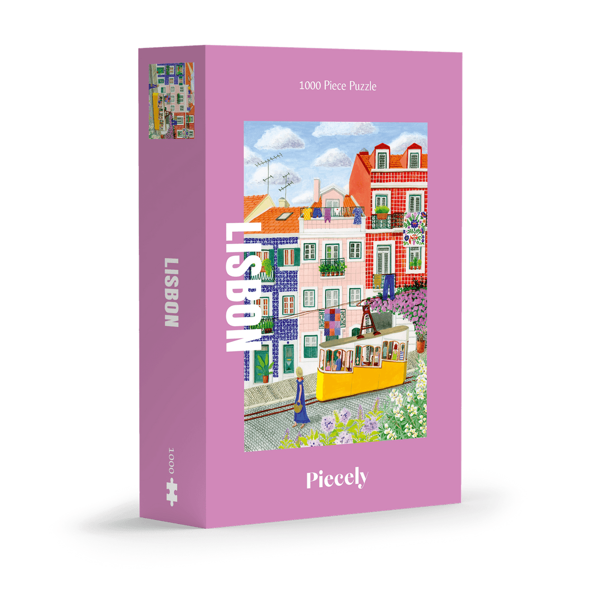 PIECELY PUZZLES LISBON Puzzle, 1000 Teile